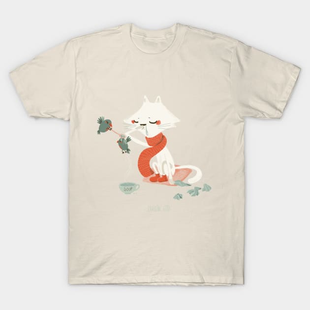 Sneeze Cat T-Shirt by BabyKarot